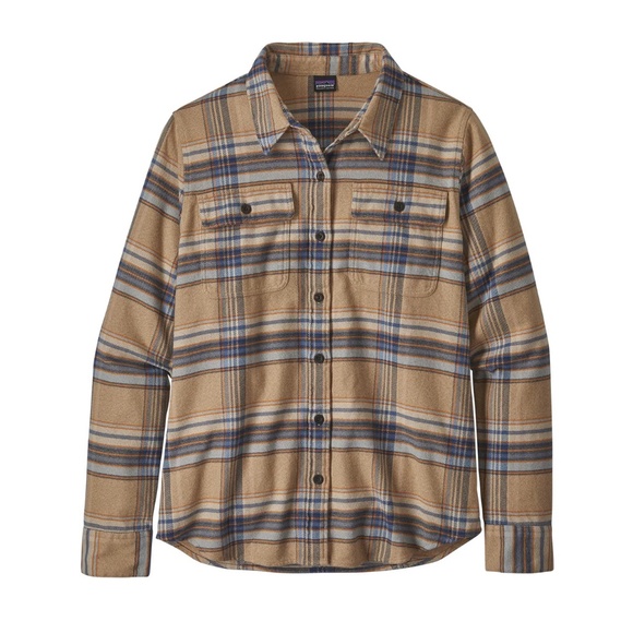Patagonia Women’s Long Sleeve Fjord Flannel Organic Cotton Shirt XS - Picture 1 of 9